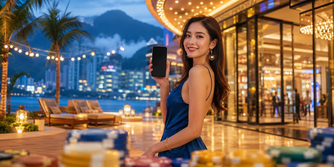 Paparan aplikasi mudah alih royal711 di Genting Highlands