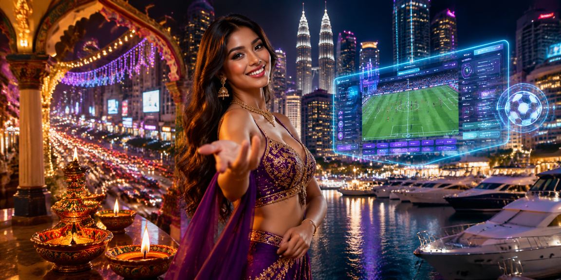 Pemain Malaysia bermain roulette melalui platform pertaruhan dalam talian di Kuala Lumpur